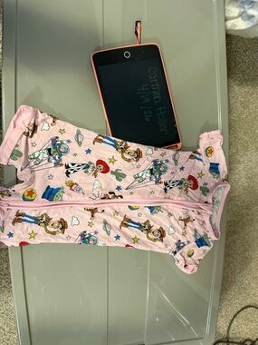 Little Sleepies Pink Toy Story Shorty